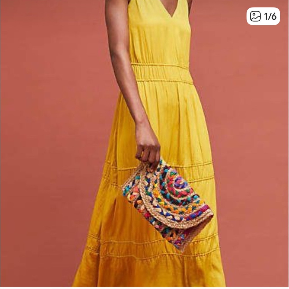 Dolan Mustard Maxi Dress